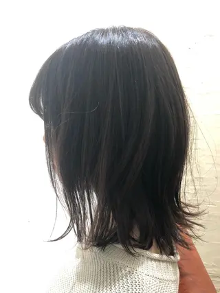 ミディアム 菊池 幹のヘアスタイル