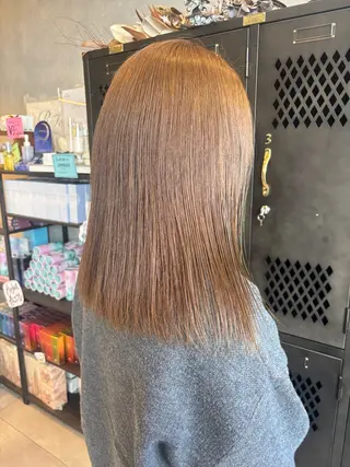 カラー 心美/ブリーチなし 透明感カラーのヘアスタイル