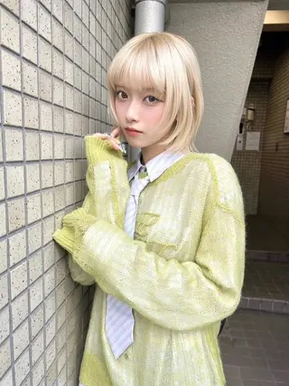 ショート 🌈ハイトーン/ボブ 🌈のヘアスタイル