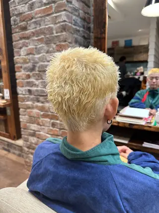 ショート カラー パーマ sand&rose所属・逗子葉山 ナオイカイラのヘアスタイル