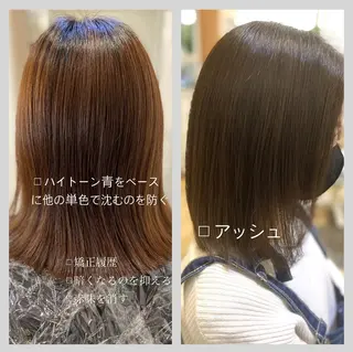 カラー 佐藤 沙也輝のヘアスタイル