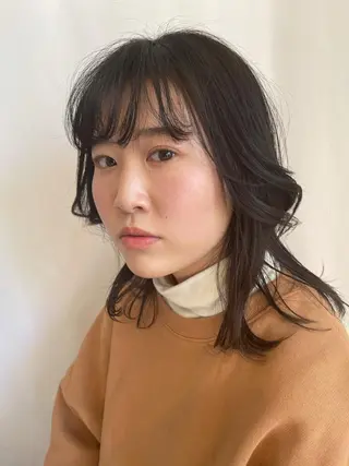 ミディアム 血分 優人のヘアスタイル