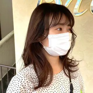 ロング 心斎橋/ブリーチなし 髪質改善/レイヤーのヘアスタイル