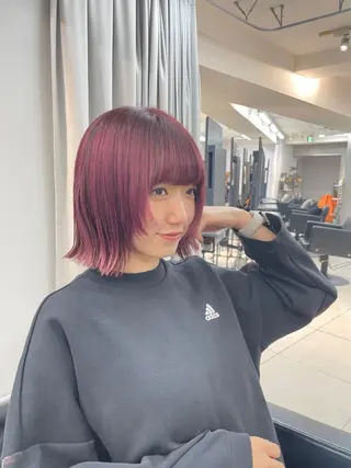 ミディアム カラー メンズ縮毛矯正 メンズカット/のヘアスタイル