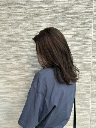 セミロング 村上 玲奈のヘアスタイル