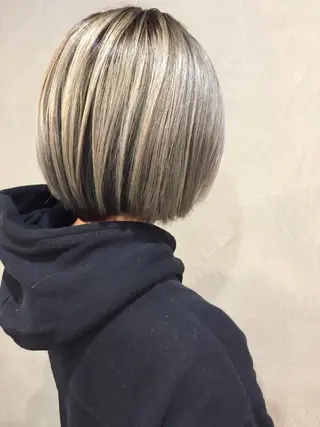 ミディアム 中川 勝友のヘアスタイル