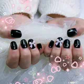 ネイル パーツ全部¥110 サロンミミのネイルデザイン