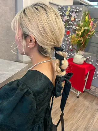 ヘアアレンジ ブリーチ／ヘアセット 🪞🌙minamiのヘアスタイル
