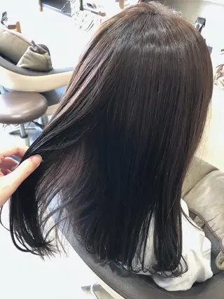 ロング カラー 森田 真由のヘアスタイル