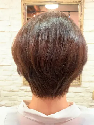 ショート メンズ／パーマ ／レディース髪質改善のヘアスタイル