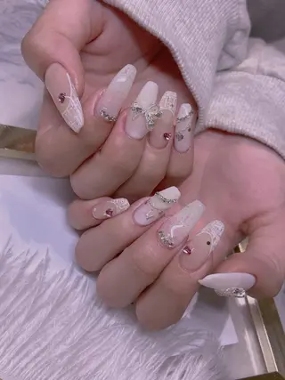 ネイル 長さだし専門店 M2　rikaのネイルデザイン