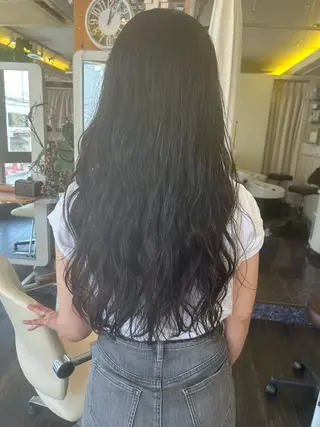 ロング パーマ DiMPlE  ディンプル所属・🌸スタイリスト 山浦美恵のヘアスタイル