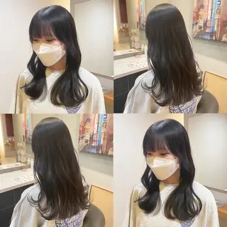 ロング カラー 新宿/顔周りカット/ レイヤー/がっきーのヘアスタイル