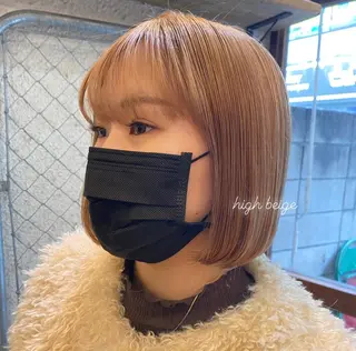 ショート カラー ヘアアレンジ 押切 響 のヘアスタイル