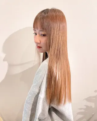 ロング カラー ヘアアレンジ 悦喜 雅史のヘアスタイル