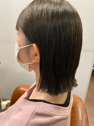 ミディアム カラー liL  hair サトウリョウタのヘアスタイル