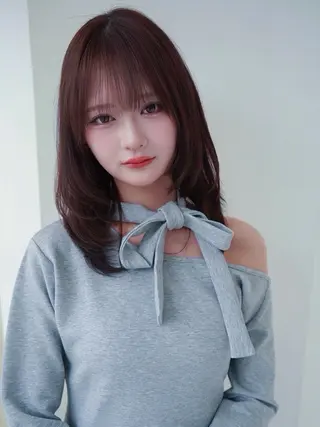 angelica布施 窪田隆平のヘアスタイル