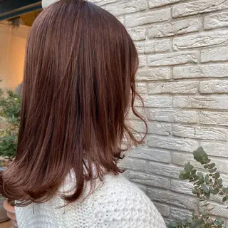 セミロング カラー 中沢梨々花 🎀透明感カラーのヘアスタイル