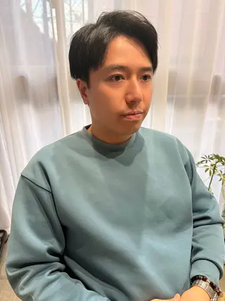 ミディアム メンズ エイヤ/メンズパーマ 🪮/カラー🌈のヘアスタイル