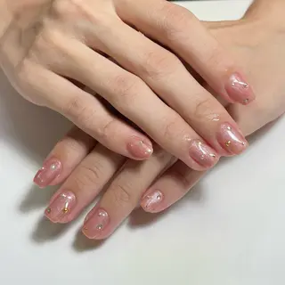 ネイル By moonネイル 🌷ワンホン/韓国風のネイルデザイン