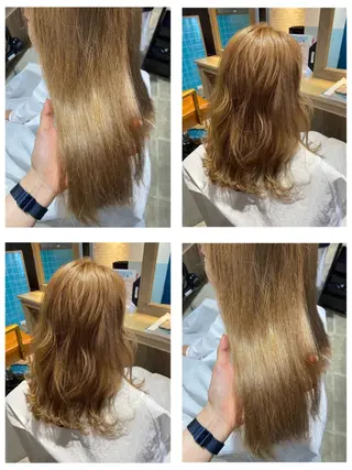 カラー 🐻結んで可愛い hair EMI🐻のヘアスタイル