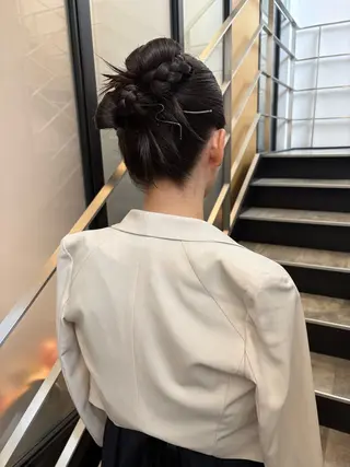 ミディアム ヘアアレンジ mao | 柔らか艶カラー🫧のヘアスタイル