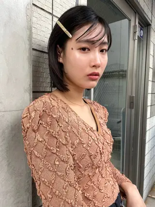 ミディアム gugu　siika所属・🫧透明感ナチュラル ／natsuのヘアスタイル