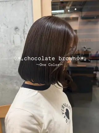 ミディアム カラー 透明感暖色カラー🥣 rico💗のヘアスタイル