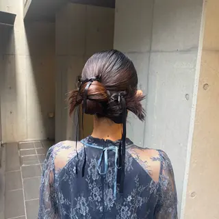 ロング ヘアアレンジ 〖❁ちひろ| LEONID❁〗のヘアスタイル