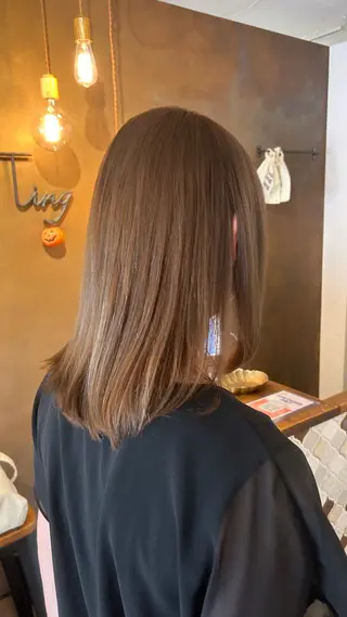 ミディアム カラー ✨️透明感･艶カラー ✨️RINのヘアスタイル