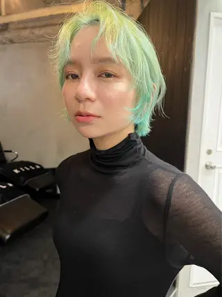 ミディアム カラー 🧸艶々韓国ヘア 🧁mizunaのヘアスタイル