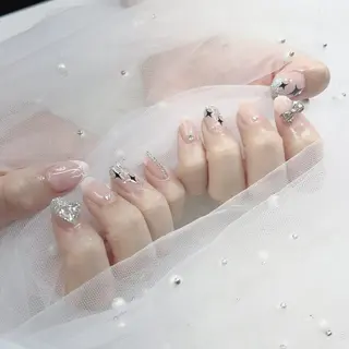 ネイル パーツ全部¥110 サロンミミのネイルデザイン