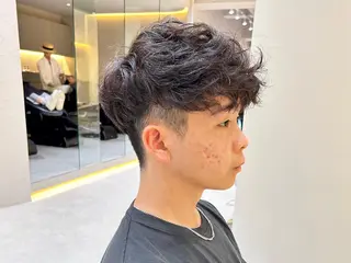 メンズ 大人メンズパーマ メンズ特化　萱原大幹のヘアスタイル