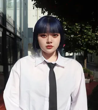 ショート カラー ヘアアレンジ ✰︎ MiｰMi ✰︎のヘアスタイル