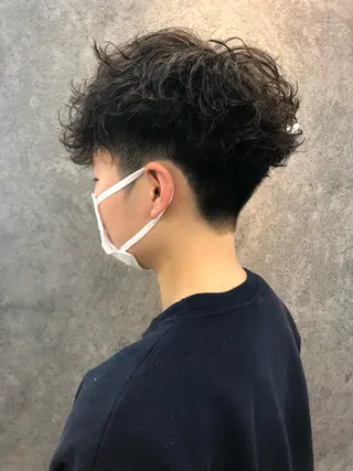 パーマ メンズ Noyヨシモト ヒロトのヘアスタイル