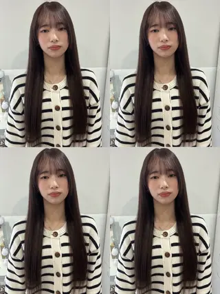 ミディアム カラー 🦋REISA🦋 エクステ×ハイトーンのヘアスタイル