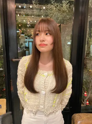 ロング カラー ダメージレス美容師 🌱水島侑理のヘアスタイル