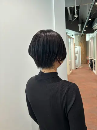 ショート マンツーマン 縮毛矯正/マユコのヘアスタイル