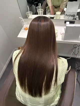 セミロング 美髪特化✨ 伊織✨縮毛矯正✨のヘアスタイル