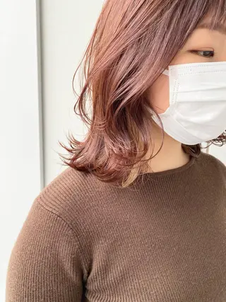 ミディアム 清友 柚希のヘアスタイル