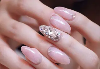 ネイル 渋谷/4週間取れない フィルイン/パラのネイルデザイン