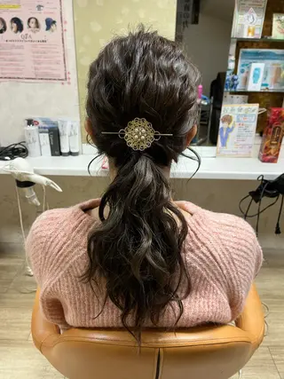 ヘアアレンジ 鍋田 彩歌のマツエク・マツパデザイン