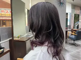 ロング カラー 長内 大明のヘアスタイル