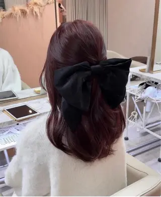 ミディアム カラー ♡韓国/レイヤー カット/Ayana♡のヘアスタイル