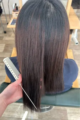 ミディアム 青木 優雅のヘアスタイル