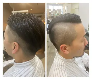 ショート ヘアアレンジ メンズ 烏山 達也のヘアスタイル