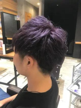 ショート カラー パーマ ヘアアレンジ メンズ キッズ ネイル マツエク・マツパ EnBlesS西宮 マンツーマン神道有基のヘアスタイル