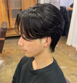 ショート メンズ 岩佐 柚太のヘアスタイル