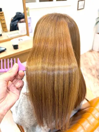 ロング 松下 倫子のヘアスタイル