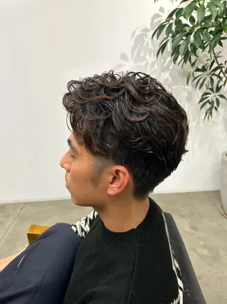 メンズ 1回で綺麗になる 髪質改善 小山光のヘアスタイル